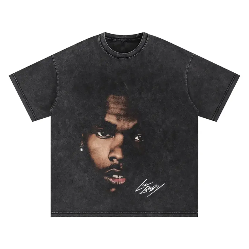 Voice Of The Heroes Oversized Acid Wash T-shirt