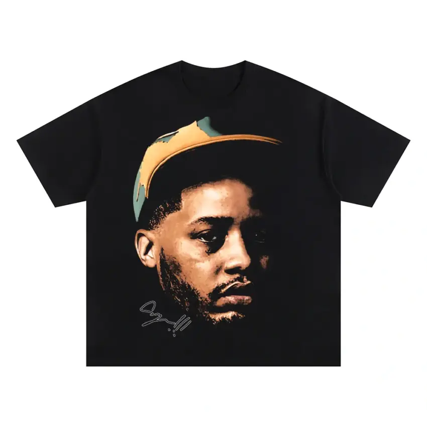 808 Mafia Boss Oversized Black Graphic Tee