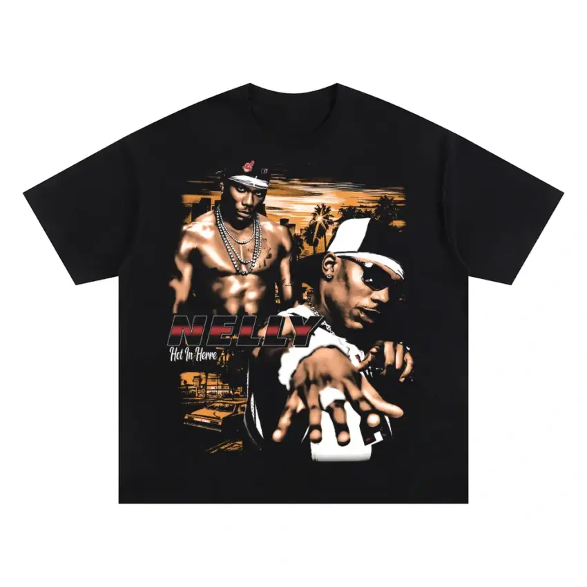 All Eyez On Me Oversized Black Graphic Tee