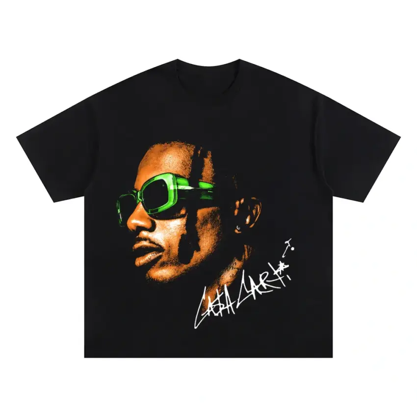 Cactus Jack Oversized Black Graphic Tee
