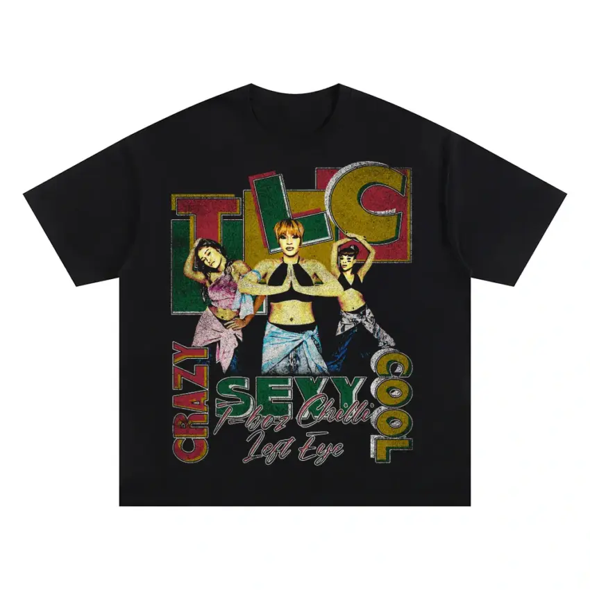 Crazy Sexy Cool Oversized Black Graphic Tee