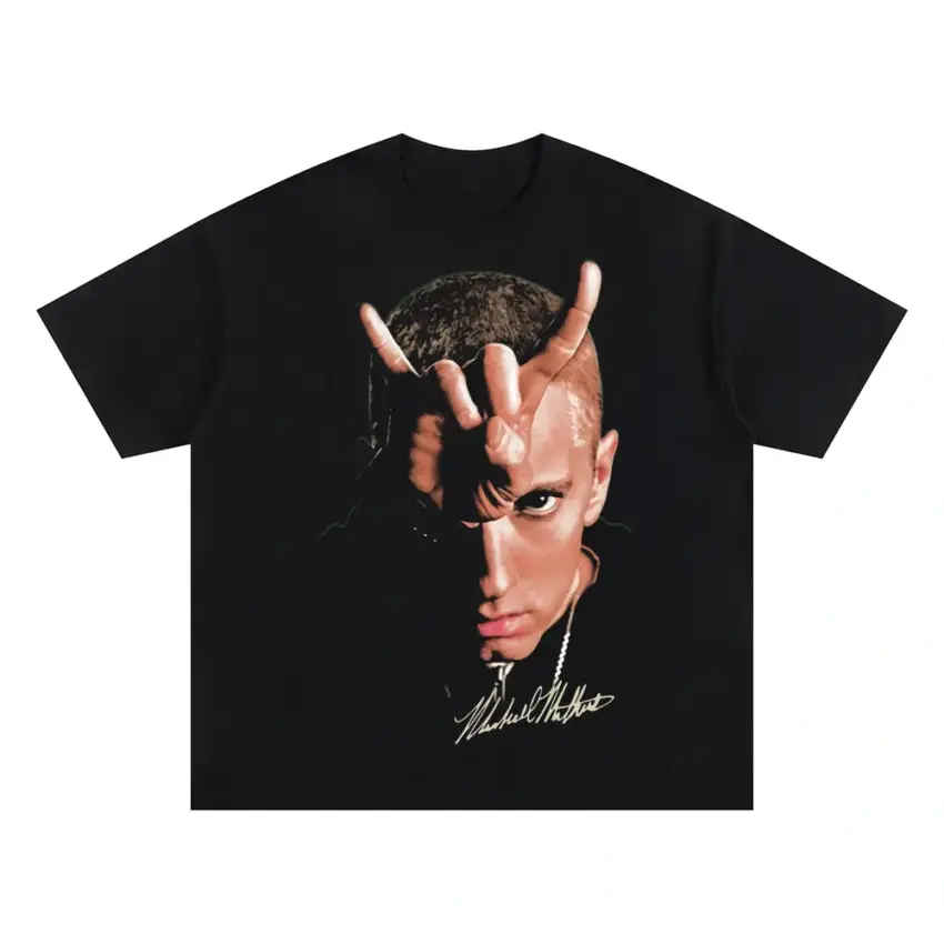 Devil In The Details Oversized Black Graphic Tee