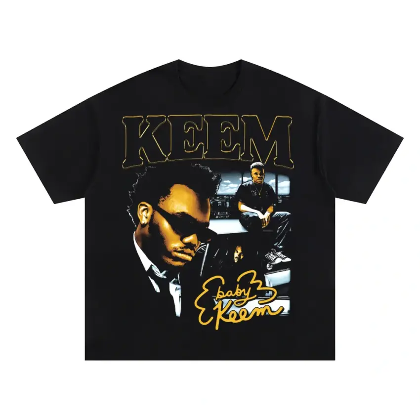 Family Ties Oversized Black Graphic Tee