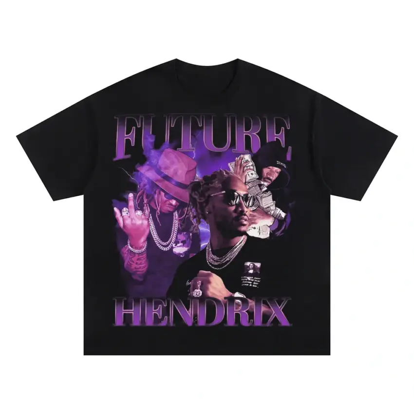 Future Hndrxx Voodoo Oversized Black Graphic Tee