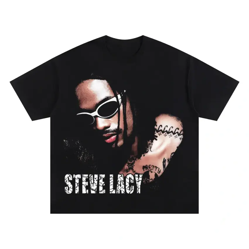 Gemini Rights Oversized Black Graphic Tee