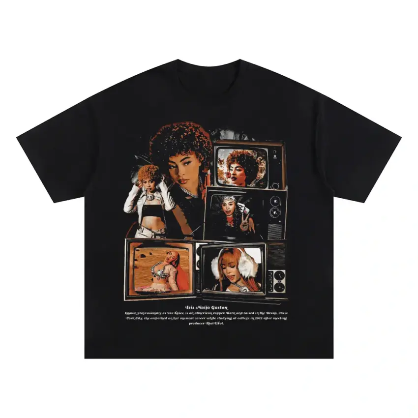 Ice Cube West Coast Legend Oversized Black Graphic Tee