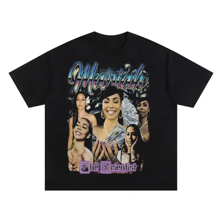 Life Of A Famous Family Oversized Black Graphic Tee