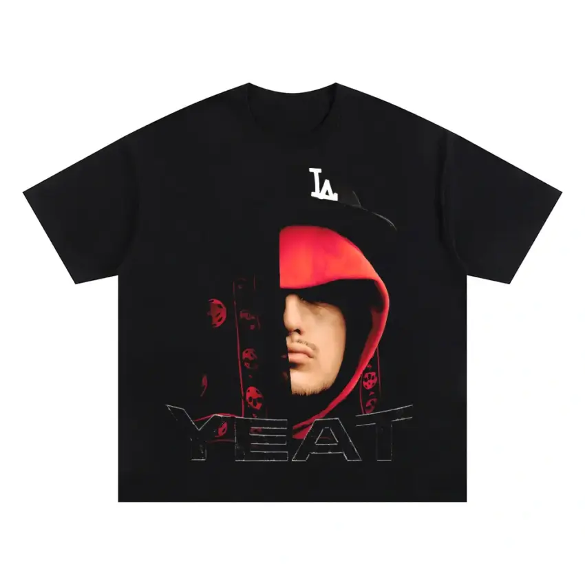 Lyfe Style Oversized Black Graphic Tee