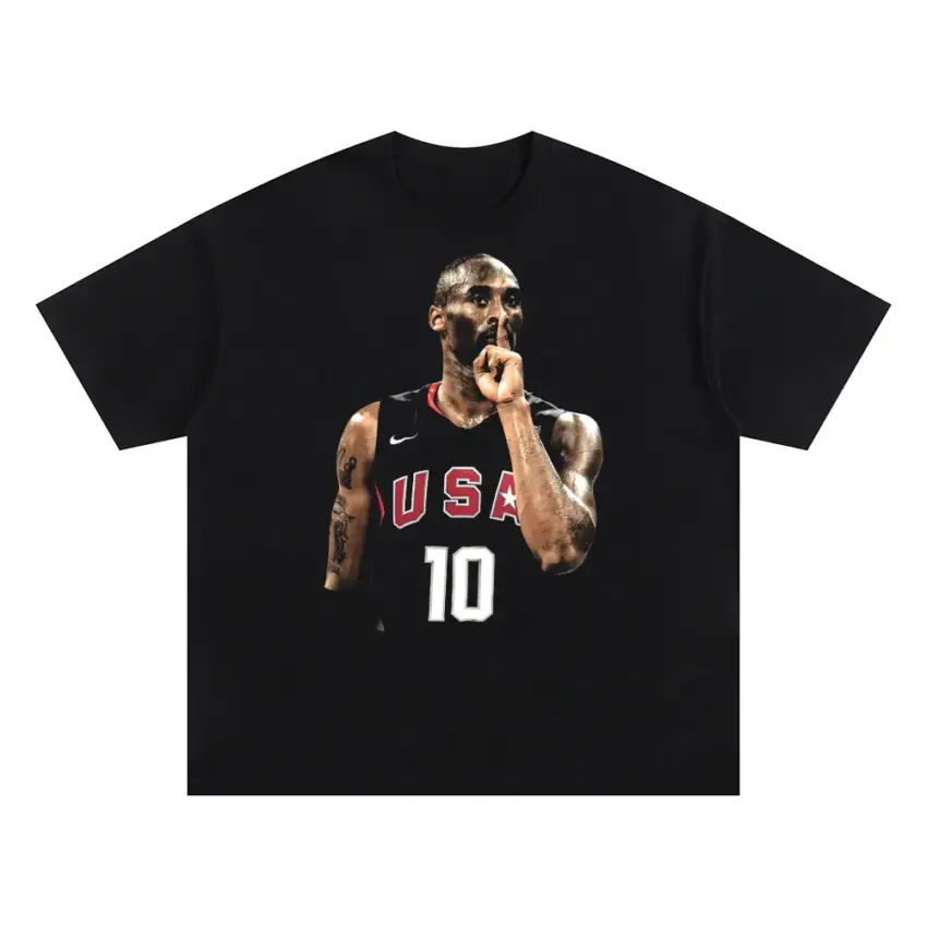 Redeem Team Kobe Oversized Black Graphic Tee