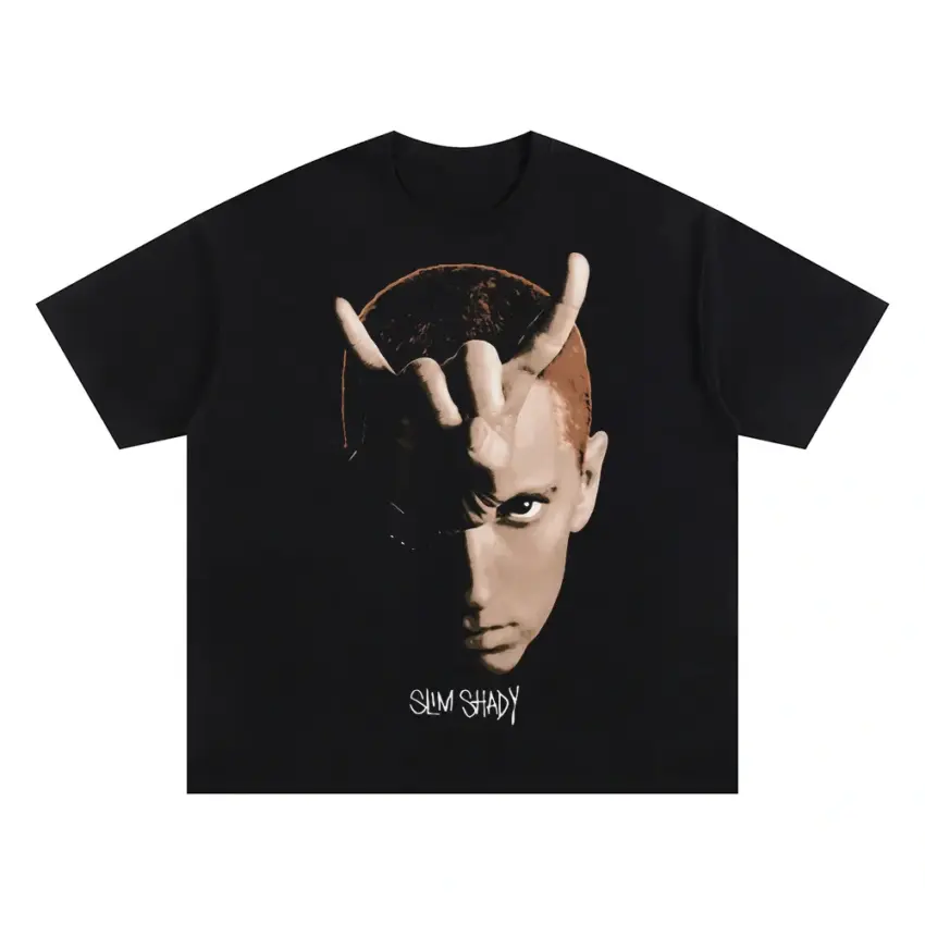 Slipknot The Gray Chapter Oversized Black Graphic Tee