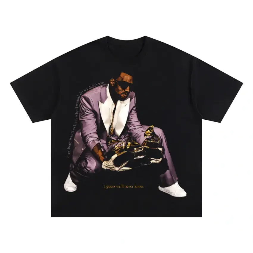 Take Care Era 2 Oversized Black Graphic Tee