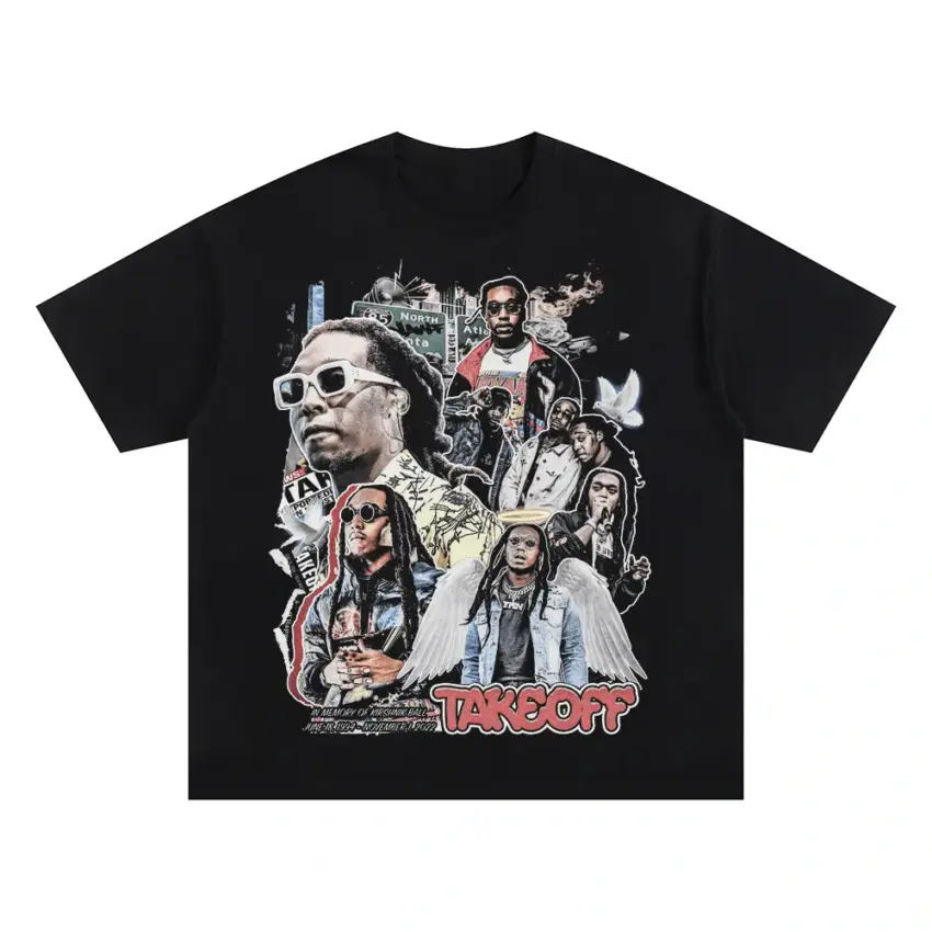 Tee Grizzley Built For Whatever Oversized Black Graphic Tee