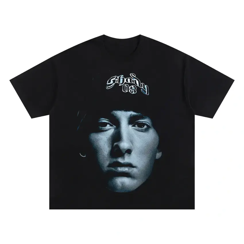 The Real Slim Shady Oversized Black Graphic Tee