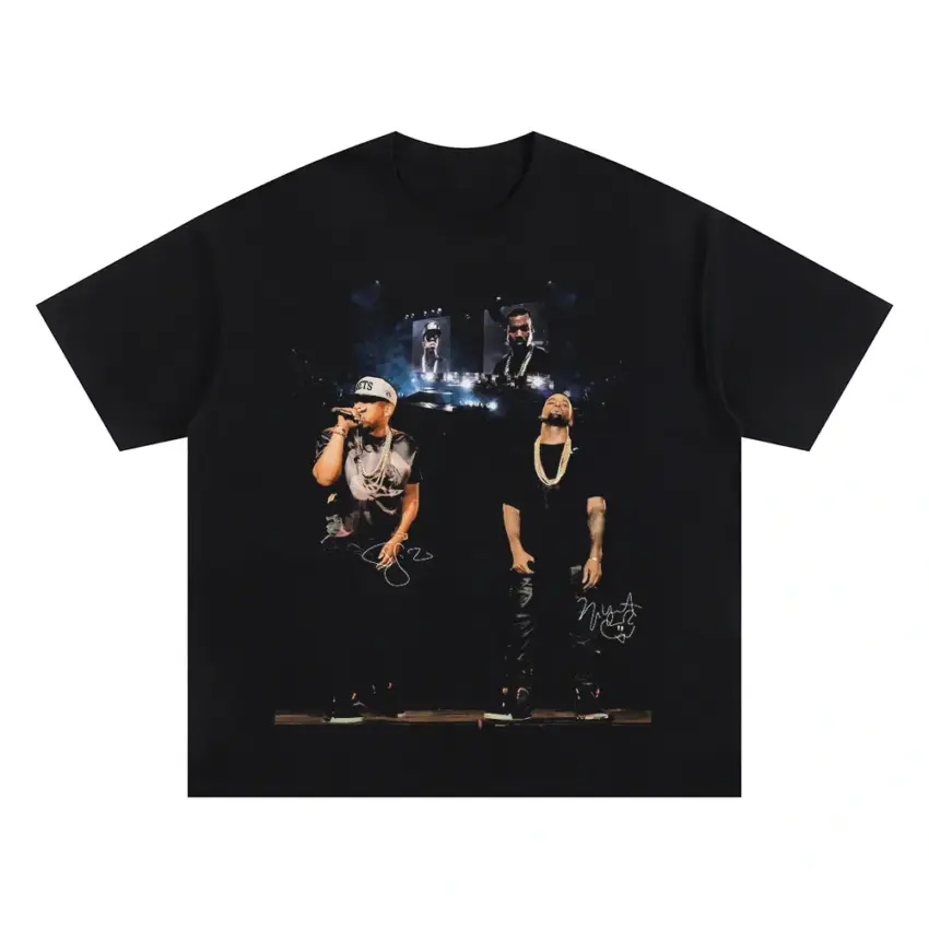 The Notorious BIG Ready To Die Oversized Black Graphic Tee