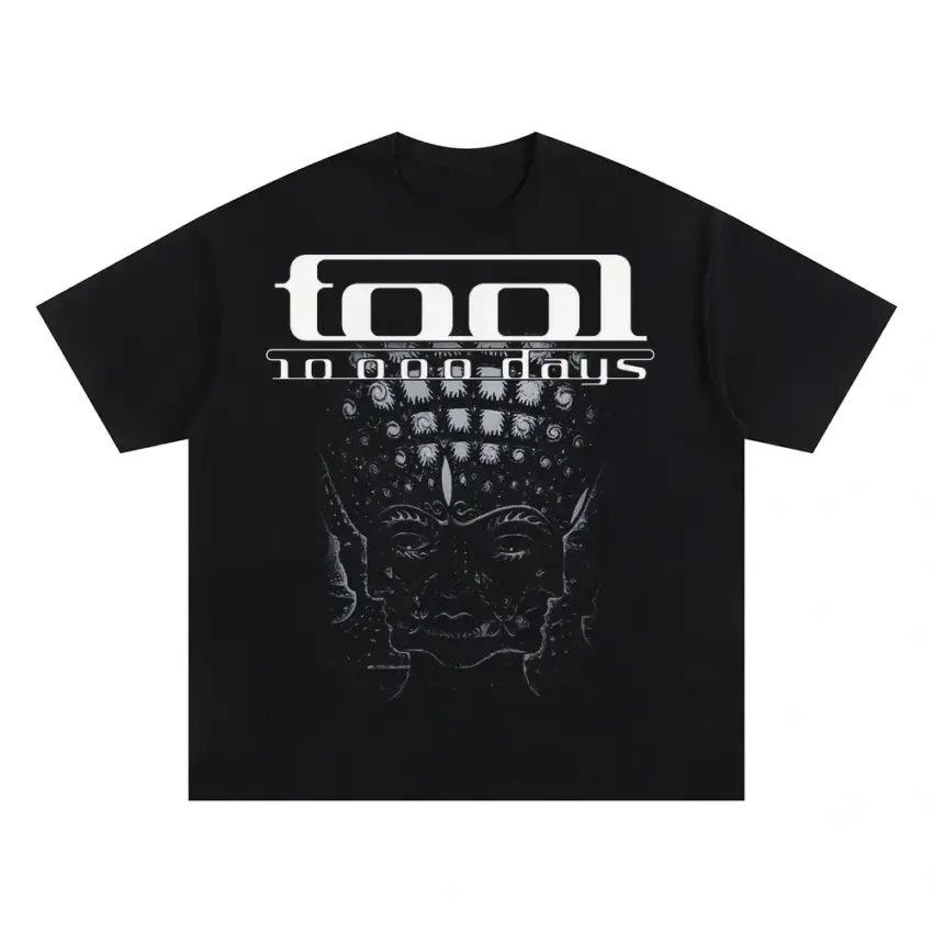 Tool 10000 Days Oversized Black Graphic Tee