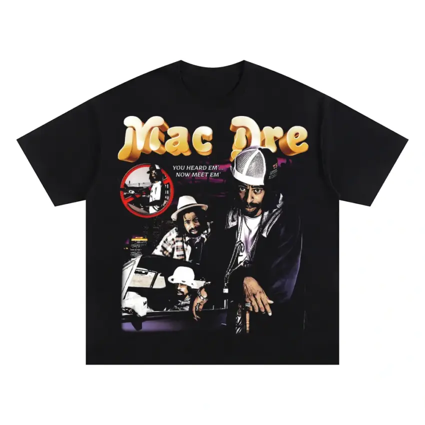 Vallejo Legend Oversized Black Graphic Tee