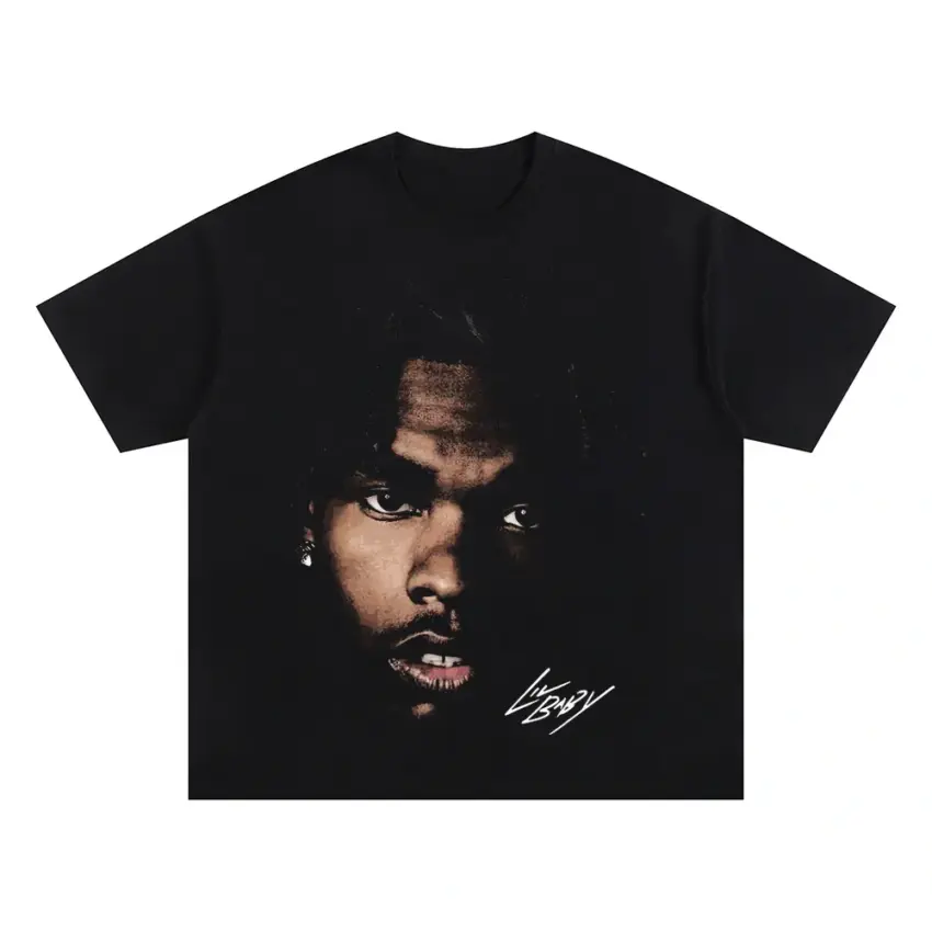 Voice Of The Heroes Oversized Black Graphic Tee