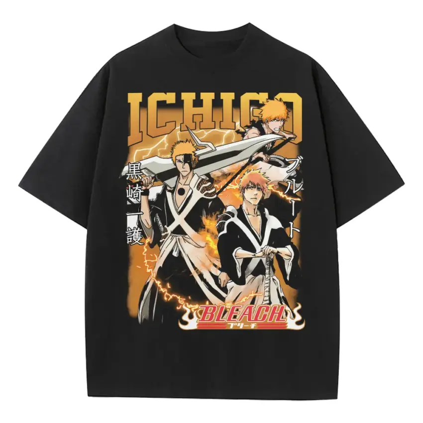 Substitute Soul Reaper Heavyweight Oversized Black Graphic Tee