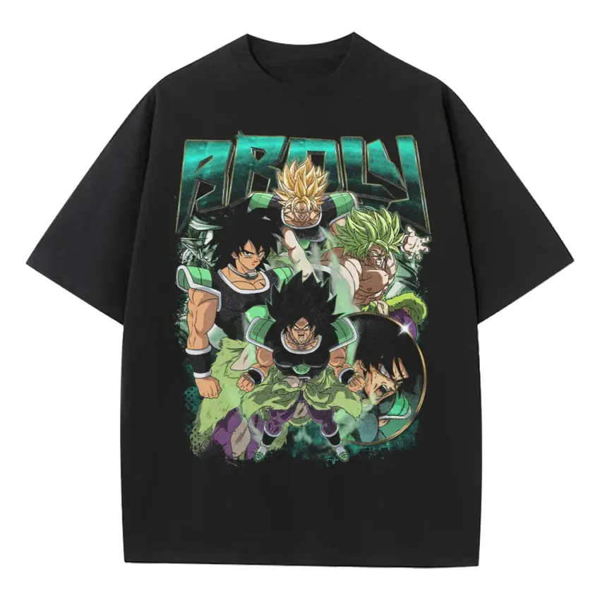 The Legendary Berserker Heavyweight Oversized Black Graphic Tee