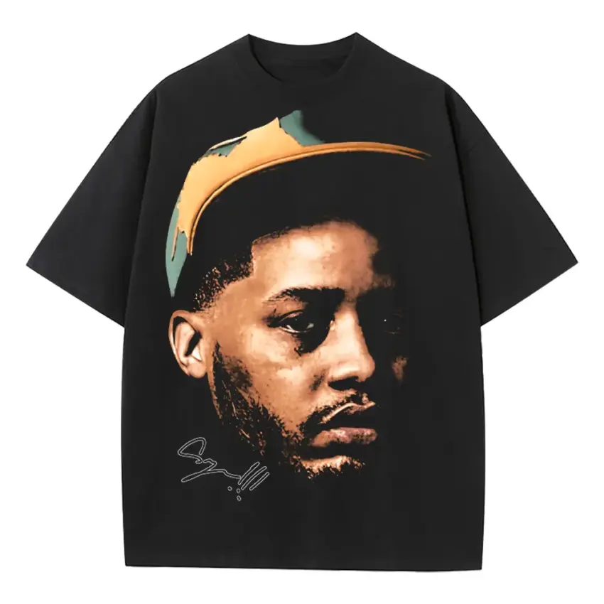 808 Mafia Boss Heavyweight Oversized Black Graphic Tee