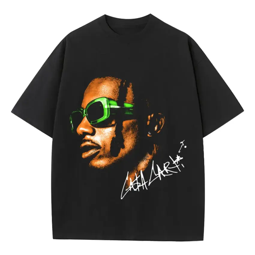 Cactus Jack Heavyweight Oversized Black Graphic Tee