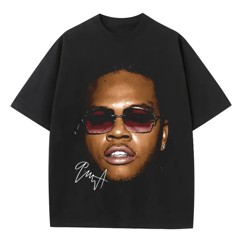 Drip Season Heavyweight Oversized Black Graphic Tee