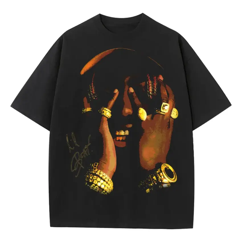 Fashion Killa Heavyweight Oversized Black Graphic Tee
