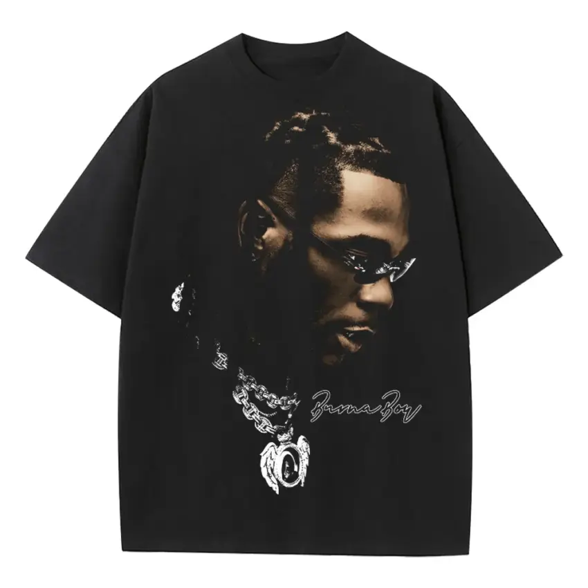 Father Of 4 Heavyweight Oversized Black Graphic Tee