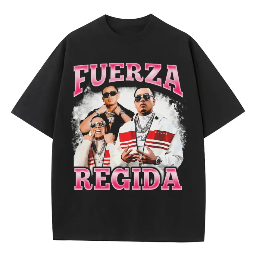 Fuerza Regida Otro Pedo Heavyweight Oversized Black Graphic Tee