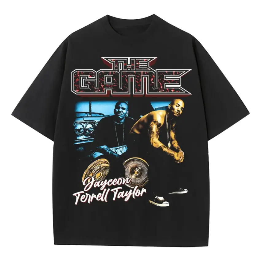 Hate It Or Love It Heavyweight Oversized Black Graphic Tee