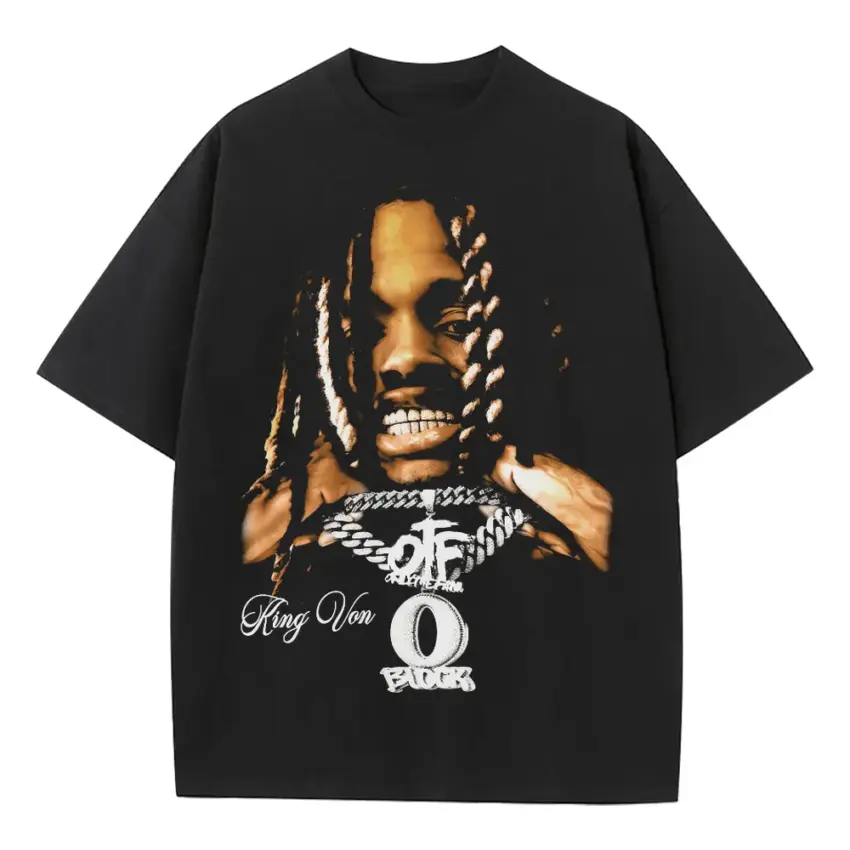 Key Glock Play For Keeps Heavyweight Oversized Black Graphic Tee