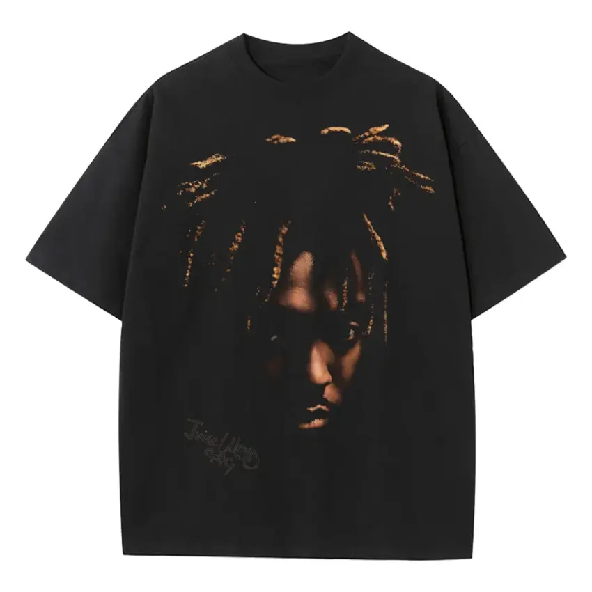 Legends Never Die Heavyweight Oversized Black Graphic Tee