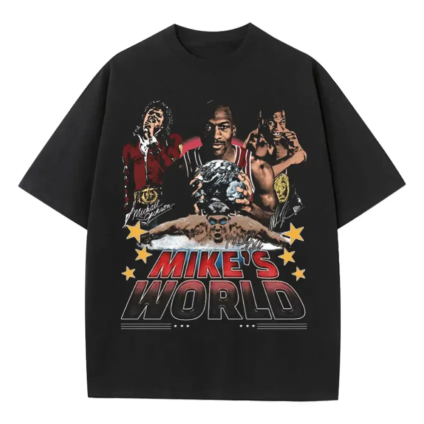 Lil Durk Durks World Heavyweight Oversized Black Graphic Tee