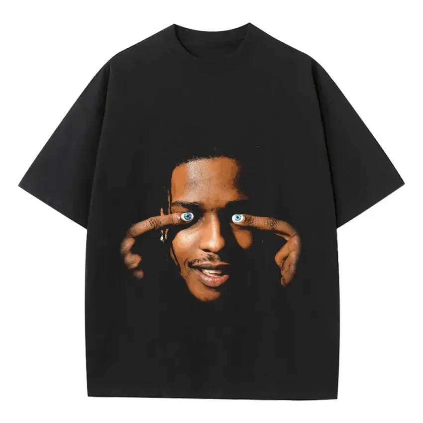 Lord Pretty Flacko Heavyweight Oversized Black Graphic Tee