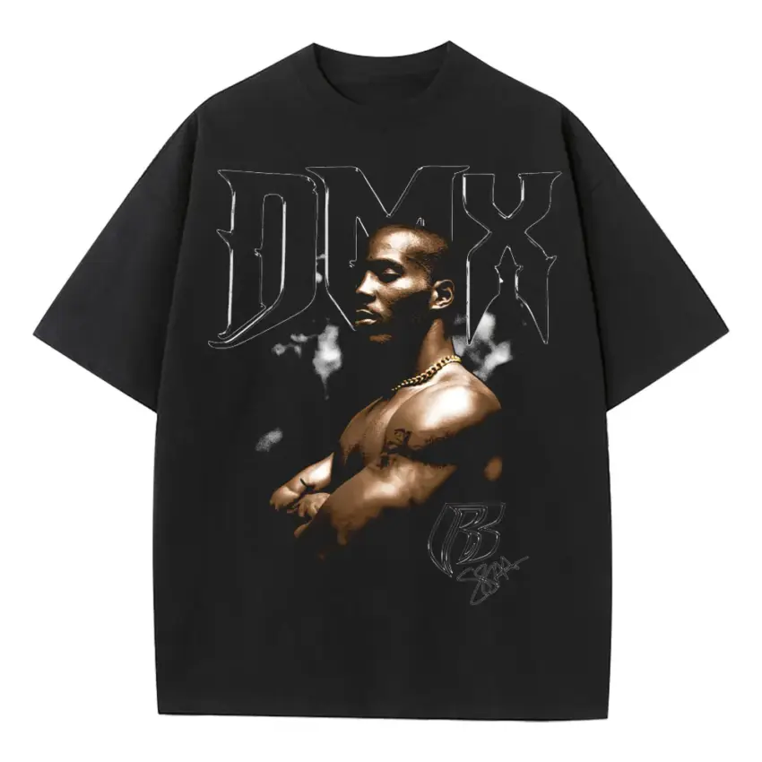 Ruff Ryders Anthem Heavyweight Oversized Black Graphic Tee