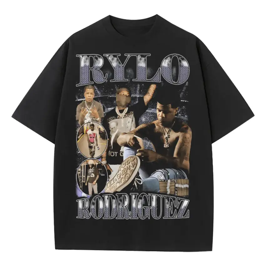 Rylo Rodriguez Been One Heavyweight Oversized Black Graphic Tee