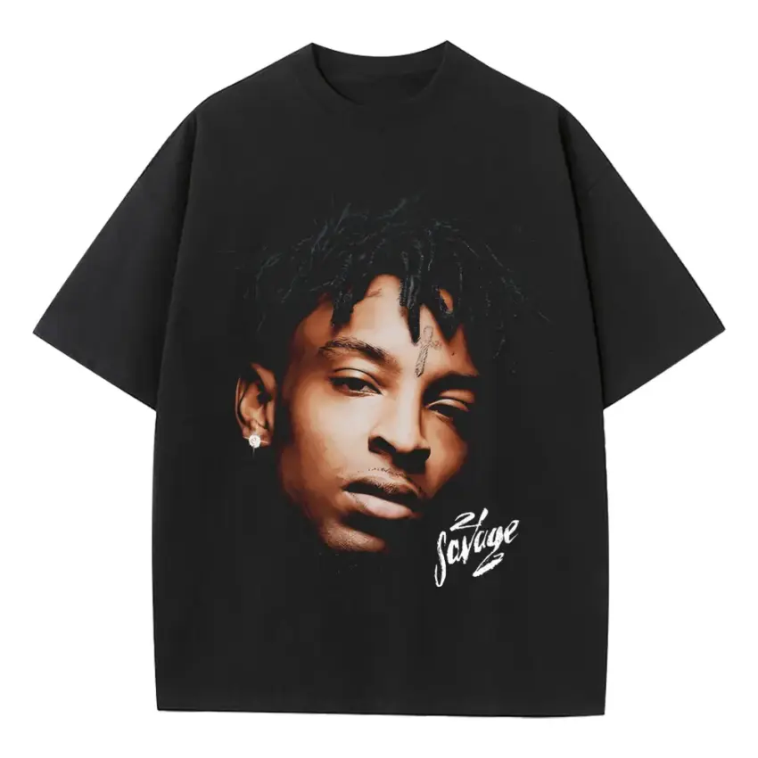 Savage Mode Heavyweight Oversized Black Graphic Tee