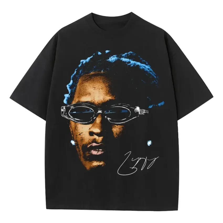 Slime Season Heavyweight Oversized Black Graphic Tee