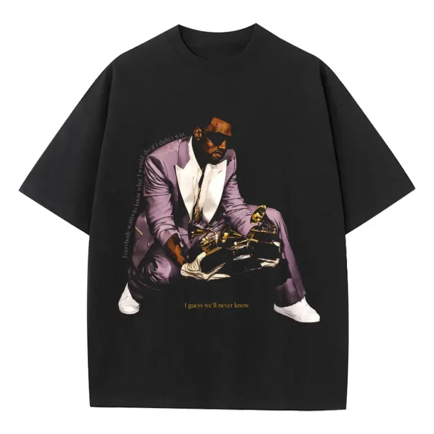 Take Care Era 2 Heavyweight Oversized Black Graphic Tee