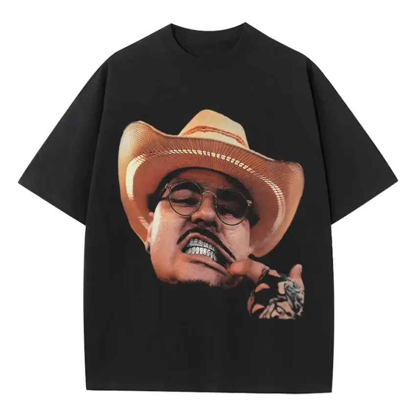 That Mexican OT Cowboy Heavyweight Oversized Black Graphic Tee