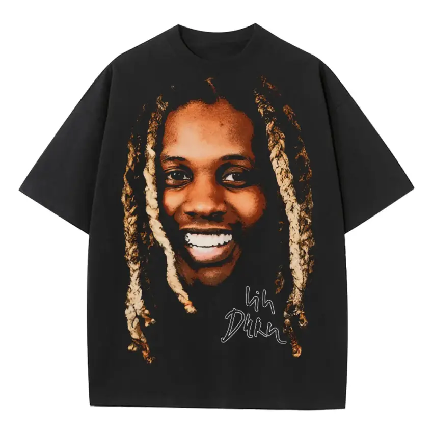 The Voice Of The Streets Heavyweight Oversized Black Graphic Tee