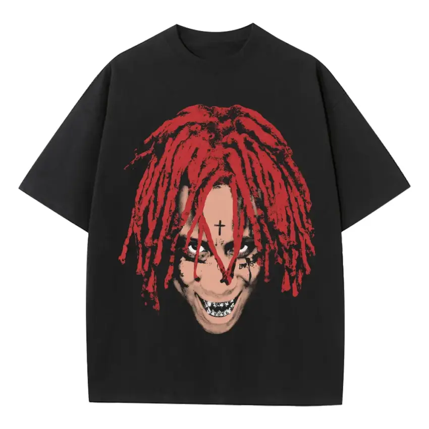 Trippie Redd A Love Letter To You Heavyweight Oversized Black Graphic Tee