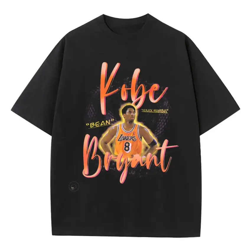Mamba Mentality Heavyweight Oversized Black Graphic Tee