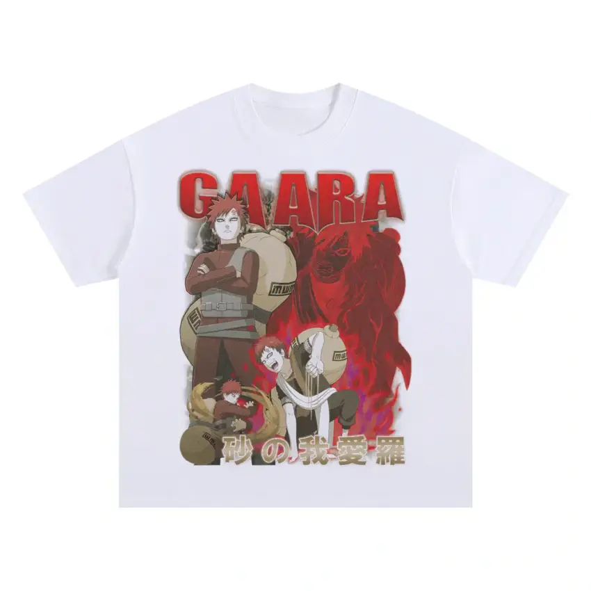 Desert Coffin Jinchuriki Oversized White Graphic Tee