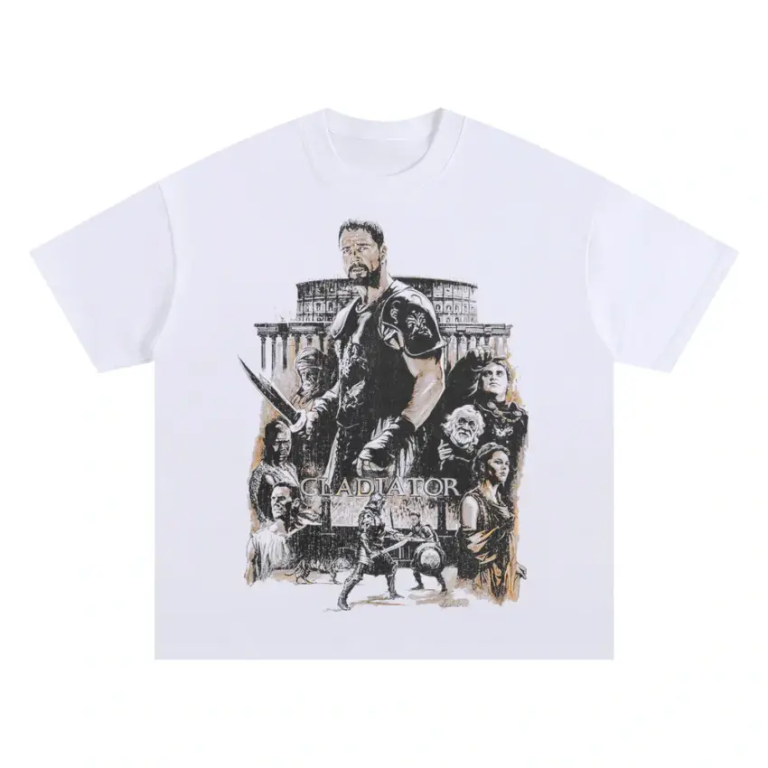 An Offer You Can't Refuse Oversized White Graphic Tee