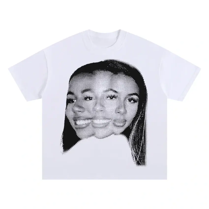 Invasion Of Privacy Oversized White Graphic Tee