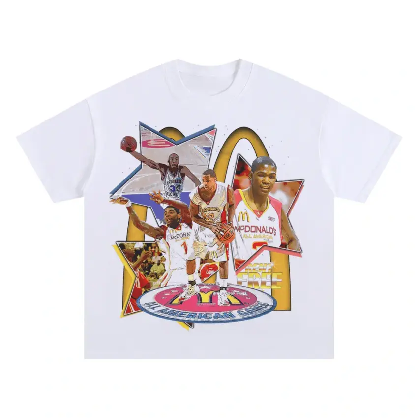 Windy City Dynasty Oversized White Graphic Tee