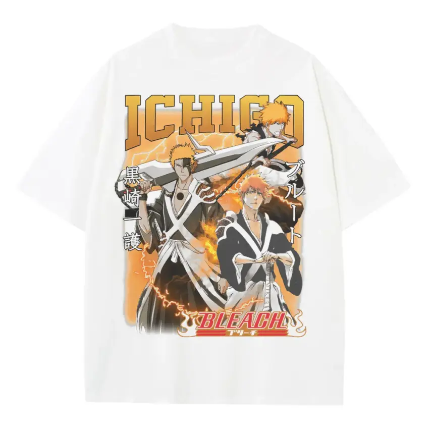 Soul Reaper Odyssey Heavyweight Oversized White Graphic Tee