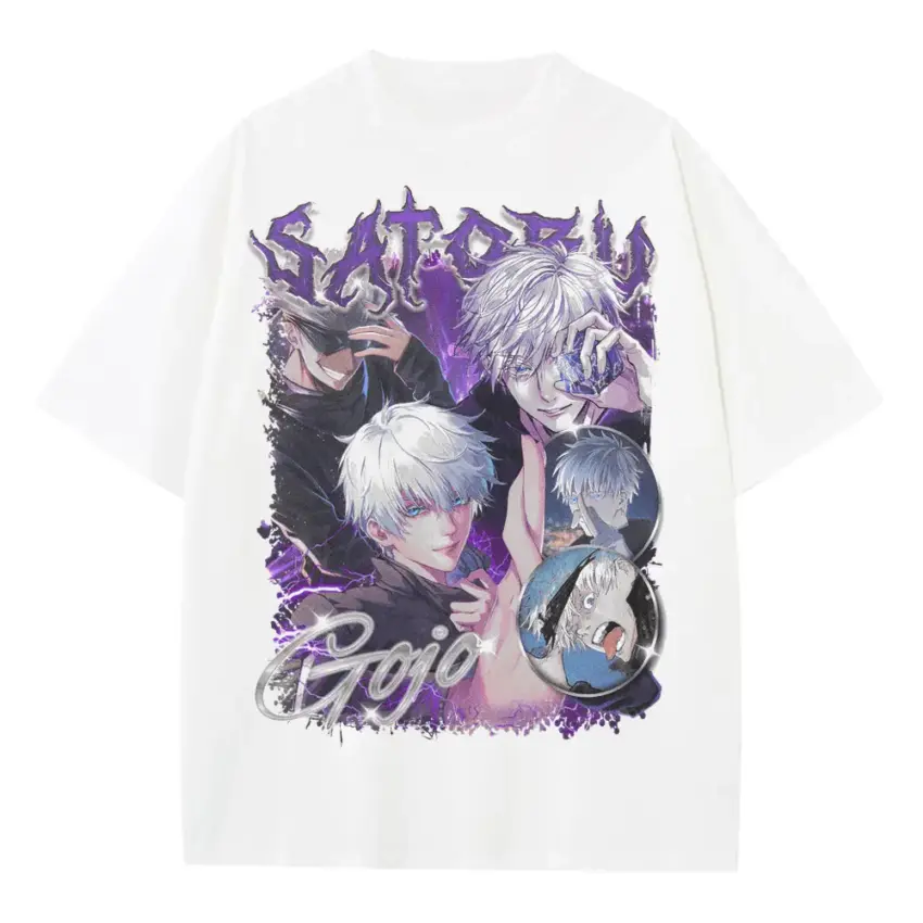 The Honored One Heavyweight Oversized White Graphic Tee
