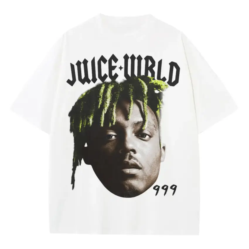 Legends Never Die Heavyweight Oversized White Graphic Tee